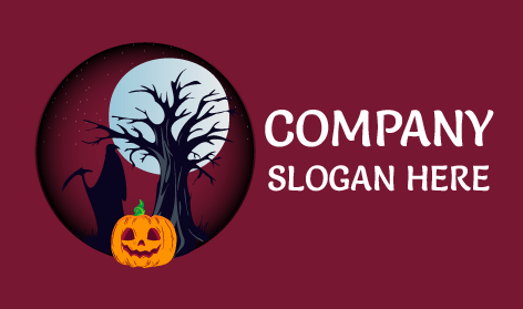 Vollmond-Halloween-Logo