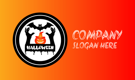 Happy Halloween-kunstlogo