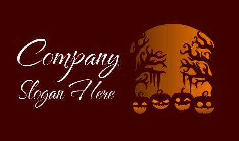 Halloween-logo Der Lachenden Kürbisgruppe