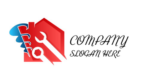 Logotipo De Faz-Tudo De Canalização De Casa