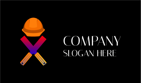 Logotipo De Faz-Tudo De Fato De Proteção