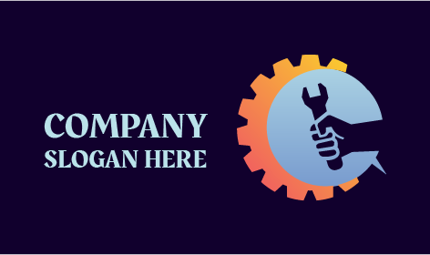 Logotipo Do Faz-Tudo Da Chave De Reparação