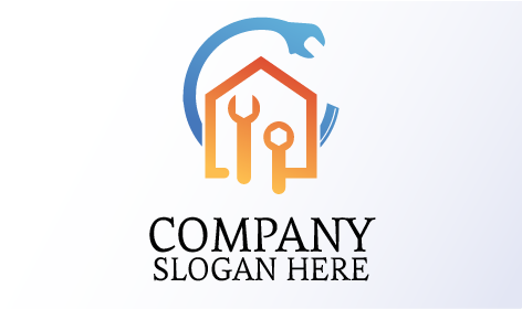 Logotipo De Faz-Tudo De Chave Rotativa