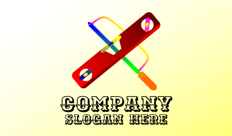 Logotipo De Faz-Tudo De Serra Afiada