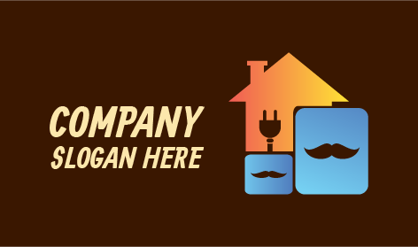 Logotipo De Electricista Manitas Capacitado