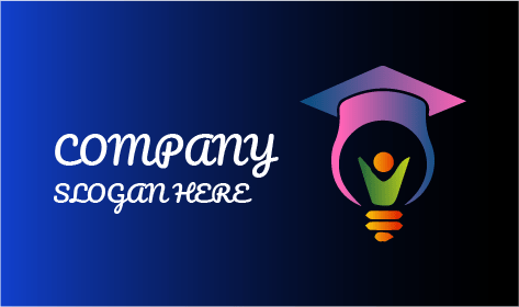 Logotipo Do Chapéu De Formatura De Bulbo