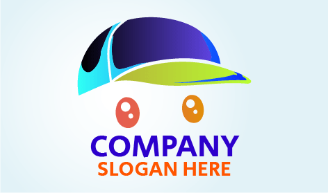 Mütze über den Augen Hut logo