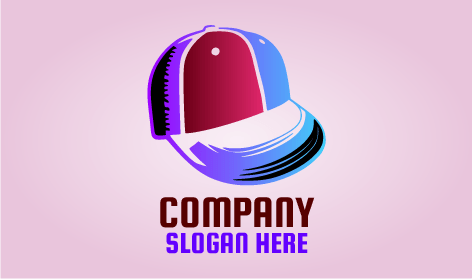 minimalistisches Lavendel hut Logo