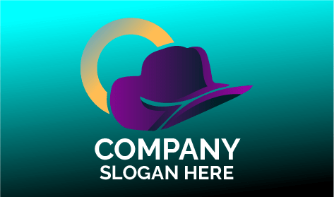 Chapéu Trilby Roxo Logo