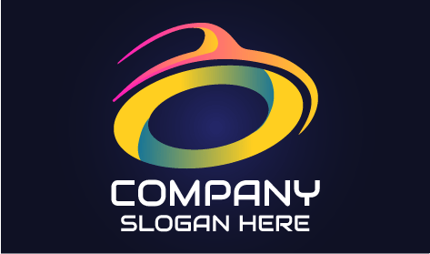 Logo De Chapeau Dégradé Scintillant