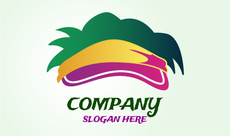 Schirmmütze Mit Haar logo