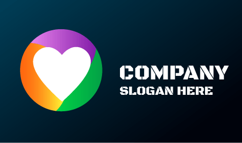 Logotipo De Coração Branco Puro