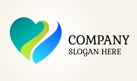 Three Colored Heart Logo