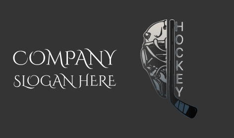 Logo Tongkat Hoki Hitam