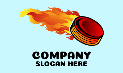Logo Puck Hoki Api Tebal