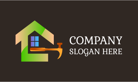 Brown Hammer Home Improvement Logo