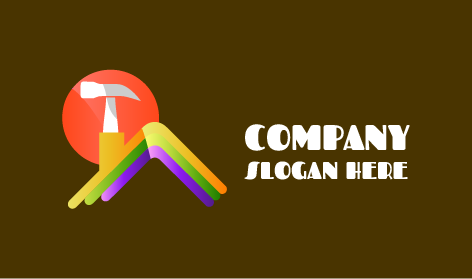 Glossy Home Improvement Logo