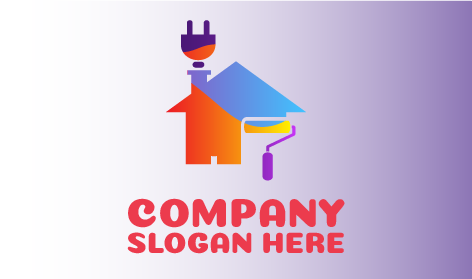 Home Improvement Electrician Logo