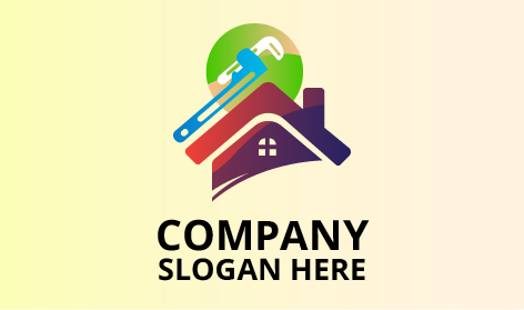 Steel Wrench Home Improvement Logo