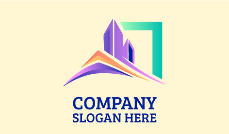 Logo Abstrait D'un Hôtel De Ville