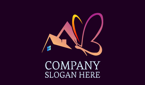 Logo De L'énorme Hôtel Aux Papillons