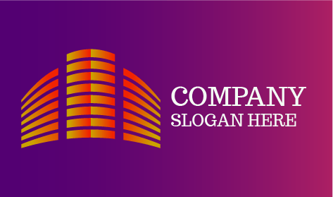 Logo D'hôtel Dégradé Plat