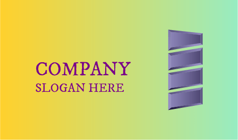 Logo D'hôtel Moderne À Rayures