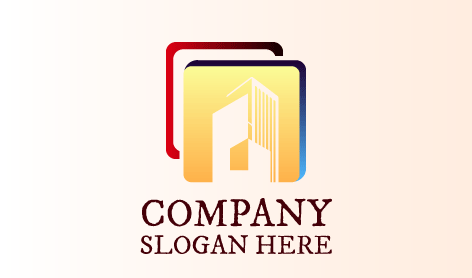 Logo D'hôtel Silhouette Pastel