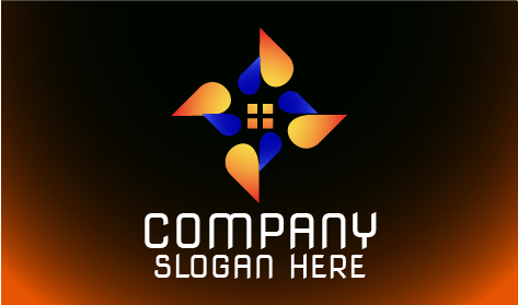 Logo D'hôtel Square Flower