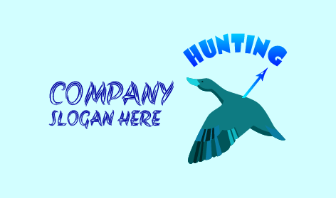 Logo Berburu Bebek Terbang