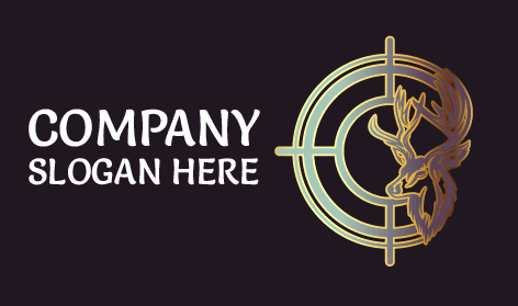 Gri Geyik Kafası Avı Logosu