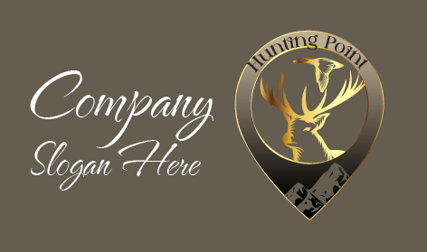 Logotipo De Caça De Sinalização De Navegação