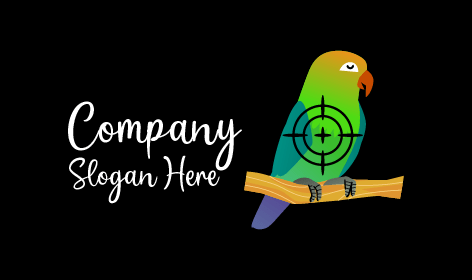 Logótipo Da Parrot Bird Hunting