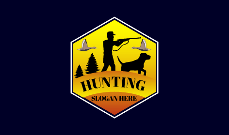 Premium Yellow Hunting Logo