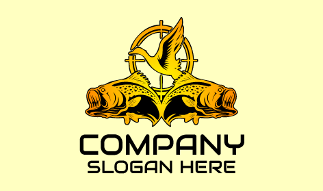 Logo Berburu Ikan Kuning