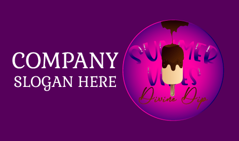 Logo De Barre De Glace Au Chocolat