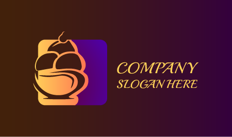 Logo De Crème Glacée Au Chocolat Riche