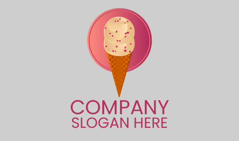 Logo Cornet De Glace Vanille