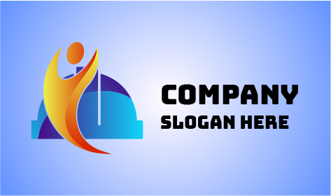 Entzückte Figur Industrie-logo