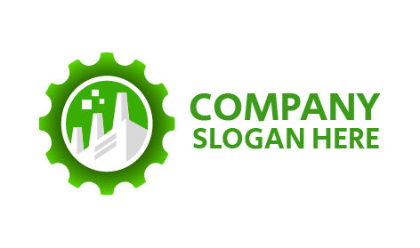 Factory Smoke Industrial Logo