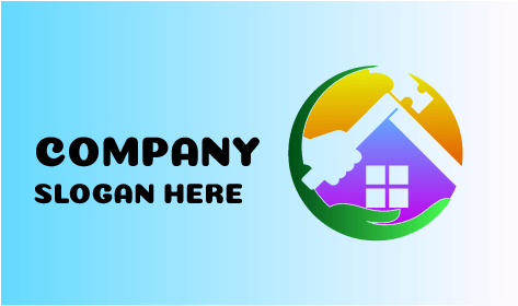 Grünes Hand-industrielogo