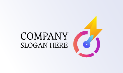 Modernes, Industrielles Zählerlogo