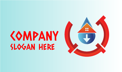 Red Pipeline Industrial Logo