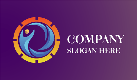 Wirbelndes Figuren-industrielogo