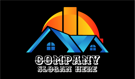 Industrielogo Mit Doppeldächern