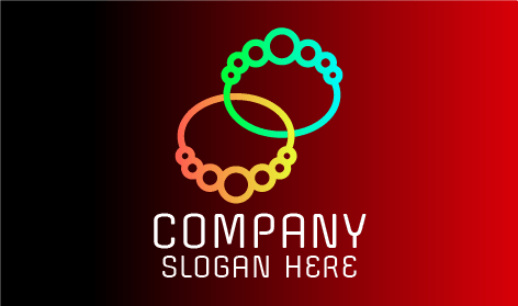 Logo De Bijoux De Bracelets Élégants