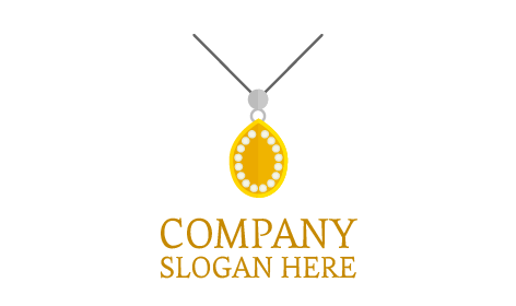 Logo De Bijoux Collier Doré