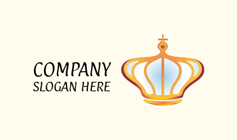 Logo De Bijoux De Couronne De Luxe
