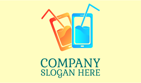 Mobile Straw Juice Logo