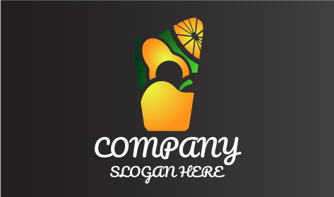 Orange Pear Apple Juice Logo